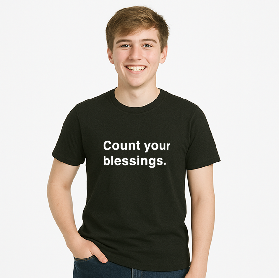 Statement Tee - Count Your Blessings